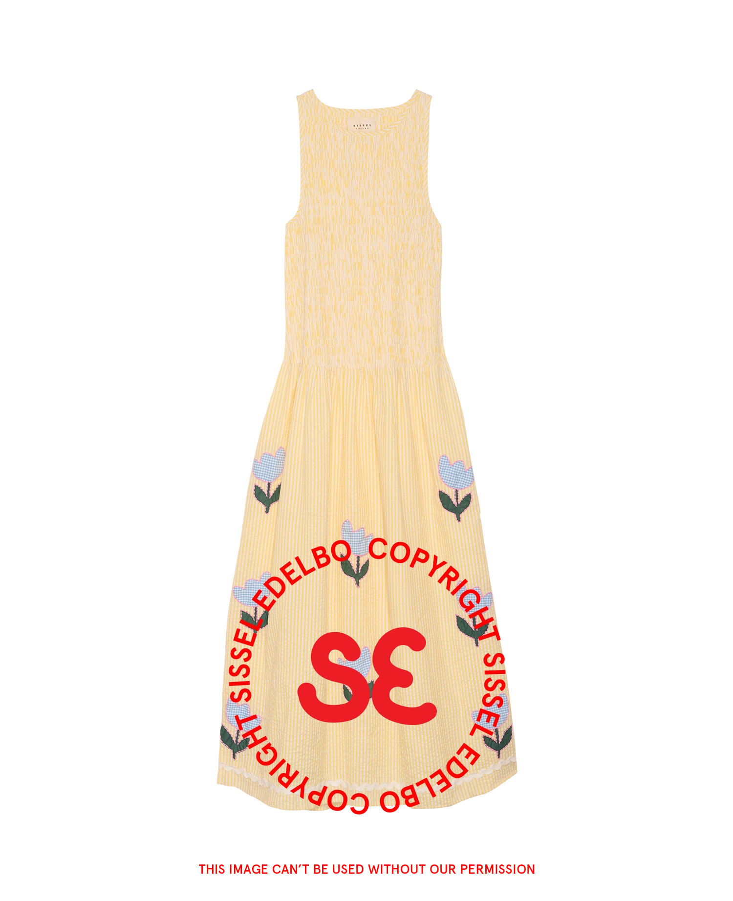 Svea Dress - Yellow Stripes