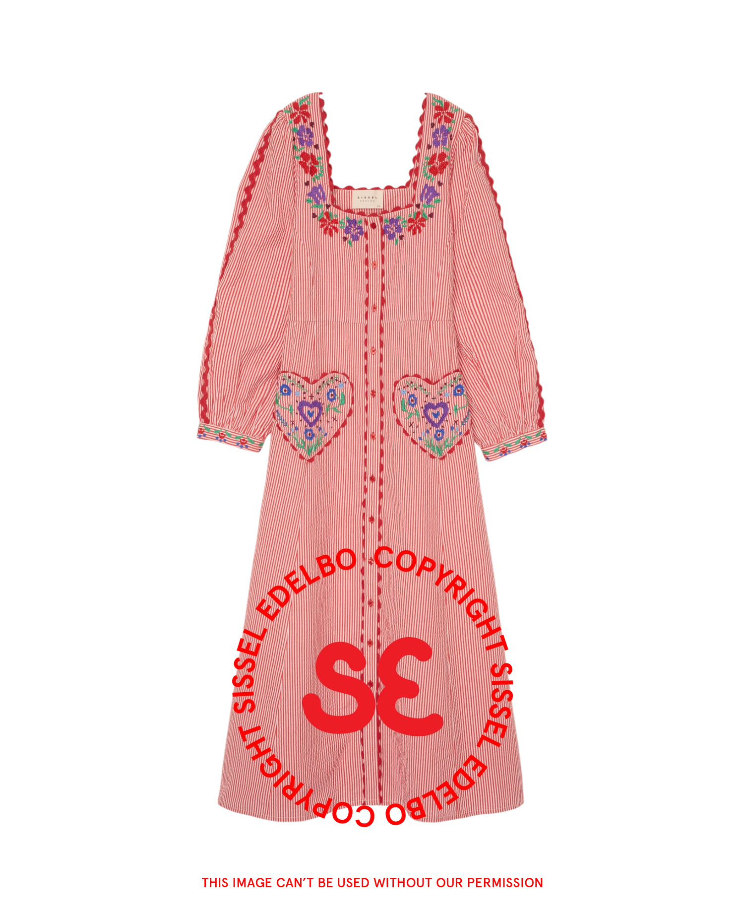 Thora Dress - Dusty Stripes