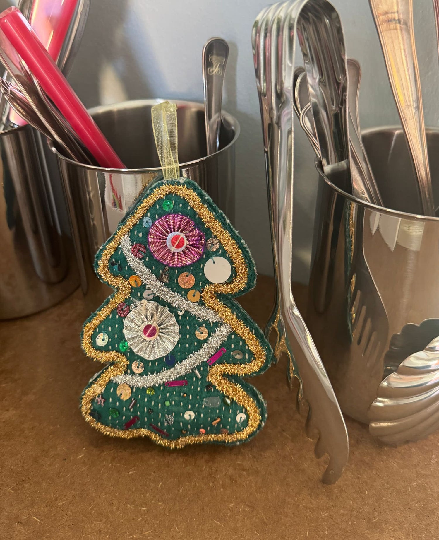 Glitter Tree Ornament - Handpicked