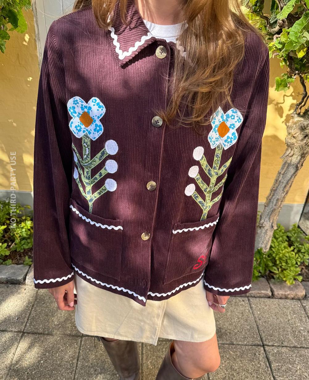 Twiggy Jacket - Eggplant