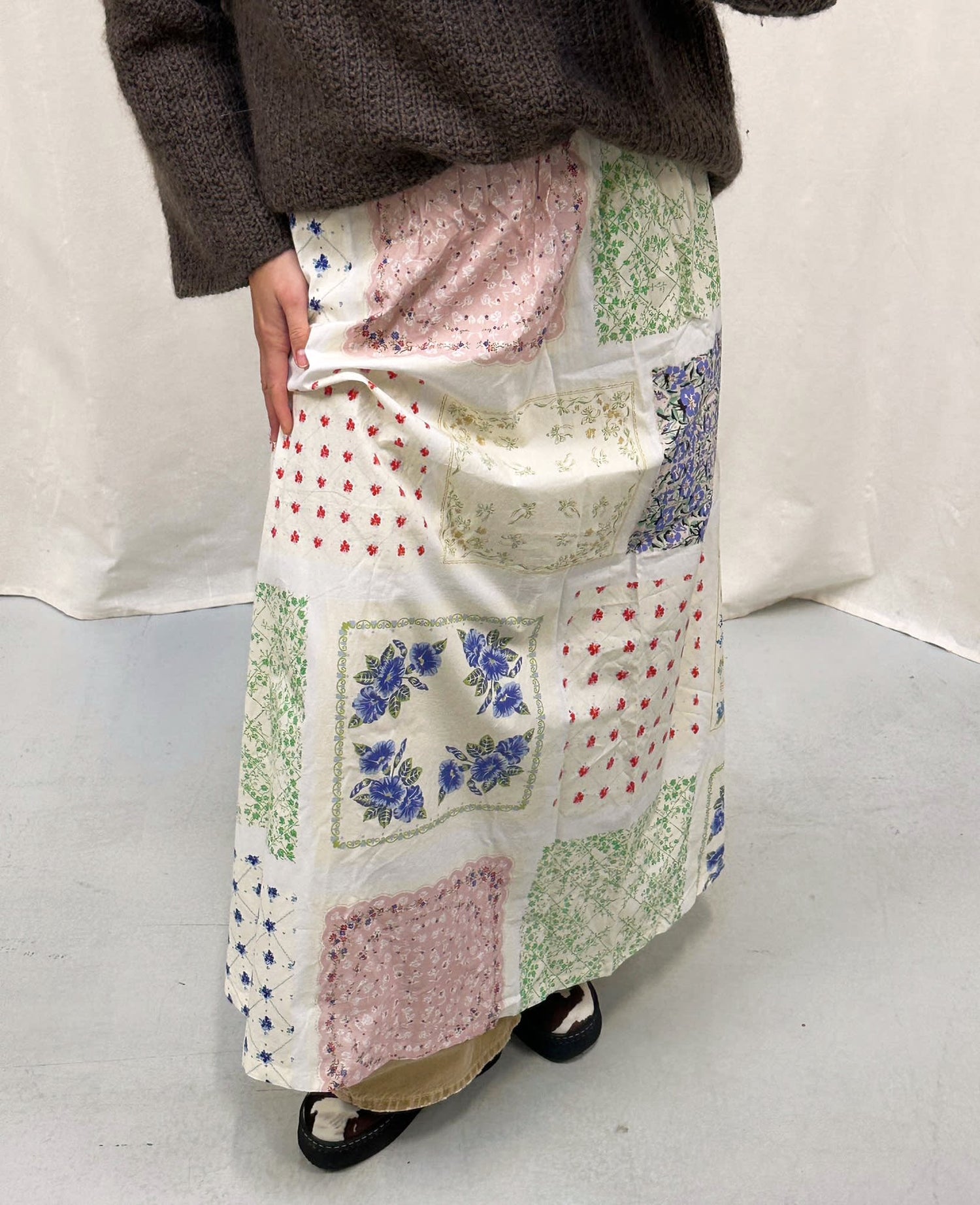 Vinca Skirt - Vintage Napkins