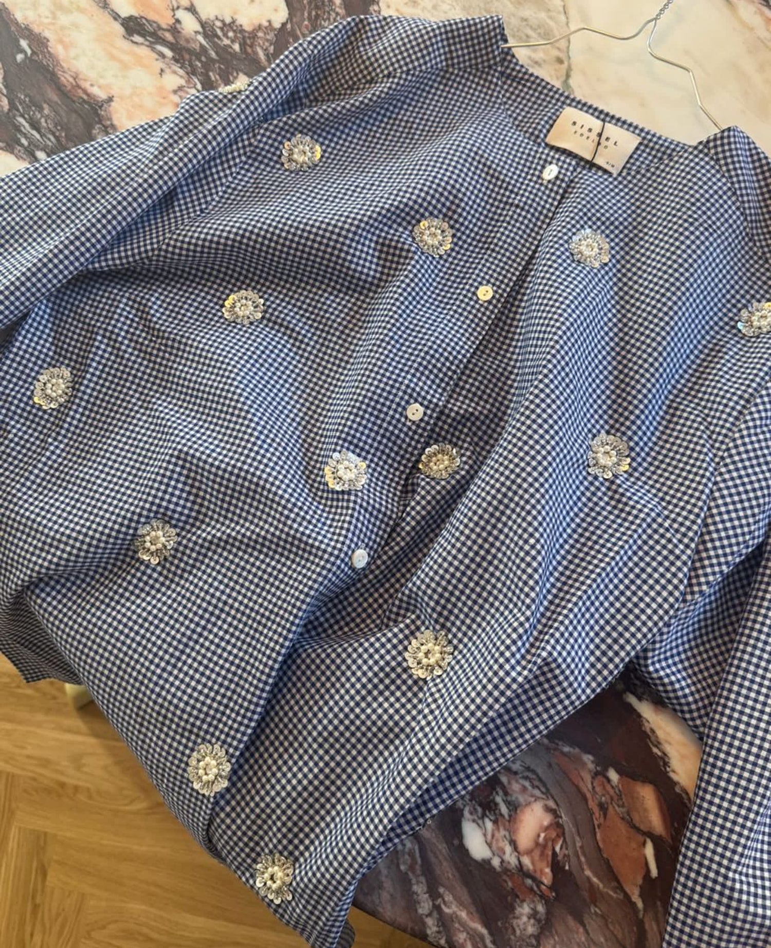 Vanilla Shirt - Blue Checks