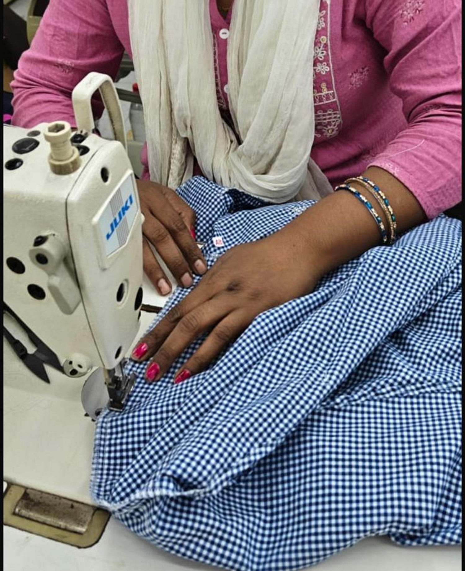 Vanilla Shirt - Blue Checks