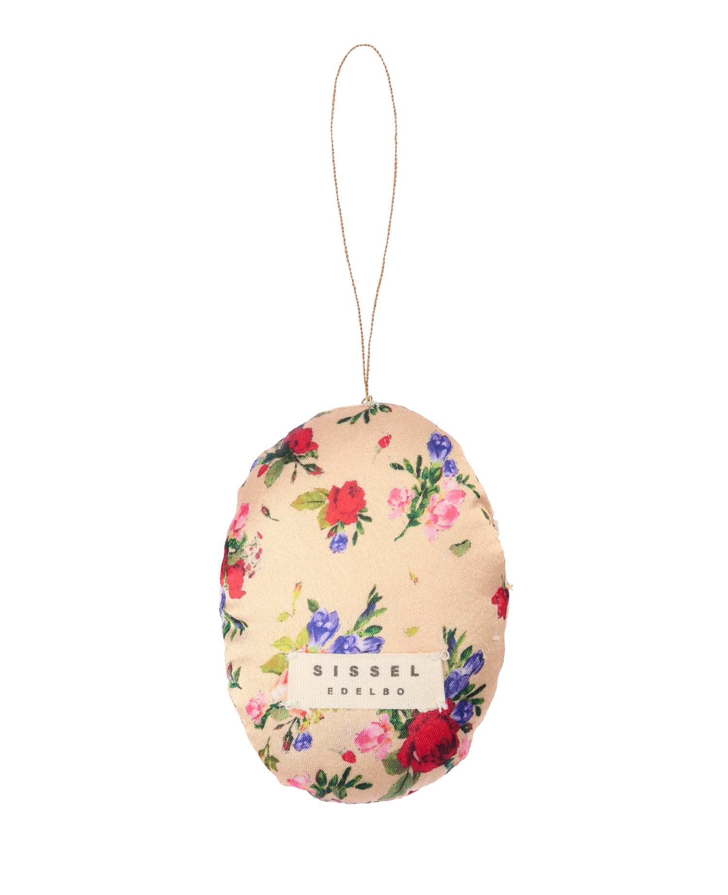 Vera Easter Egg Ornament - Golden Floral
