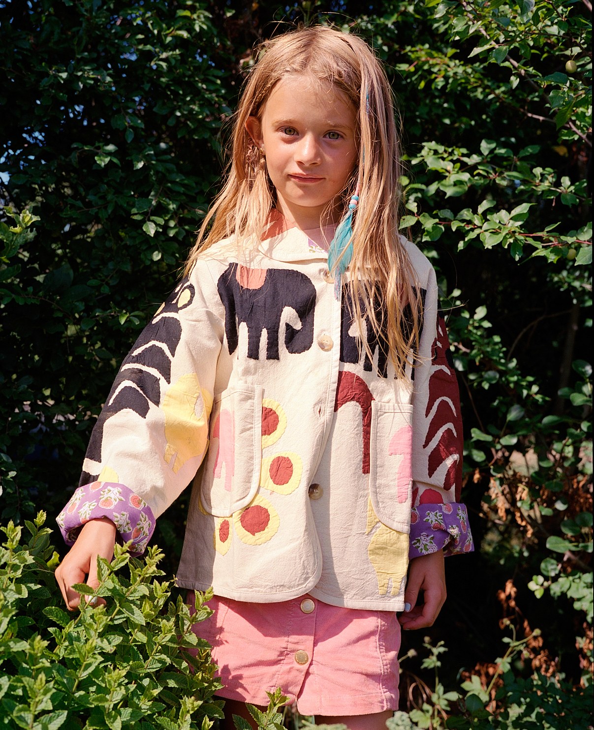 Vilde MINI Elephant Jacket - Floral Delight