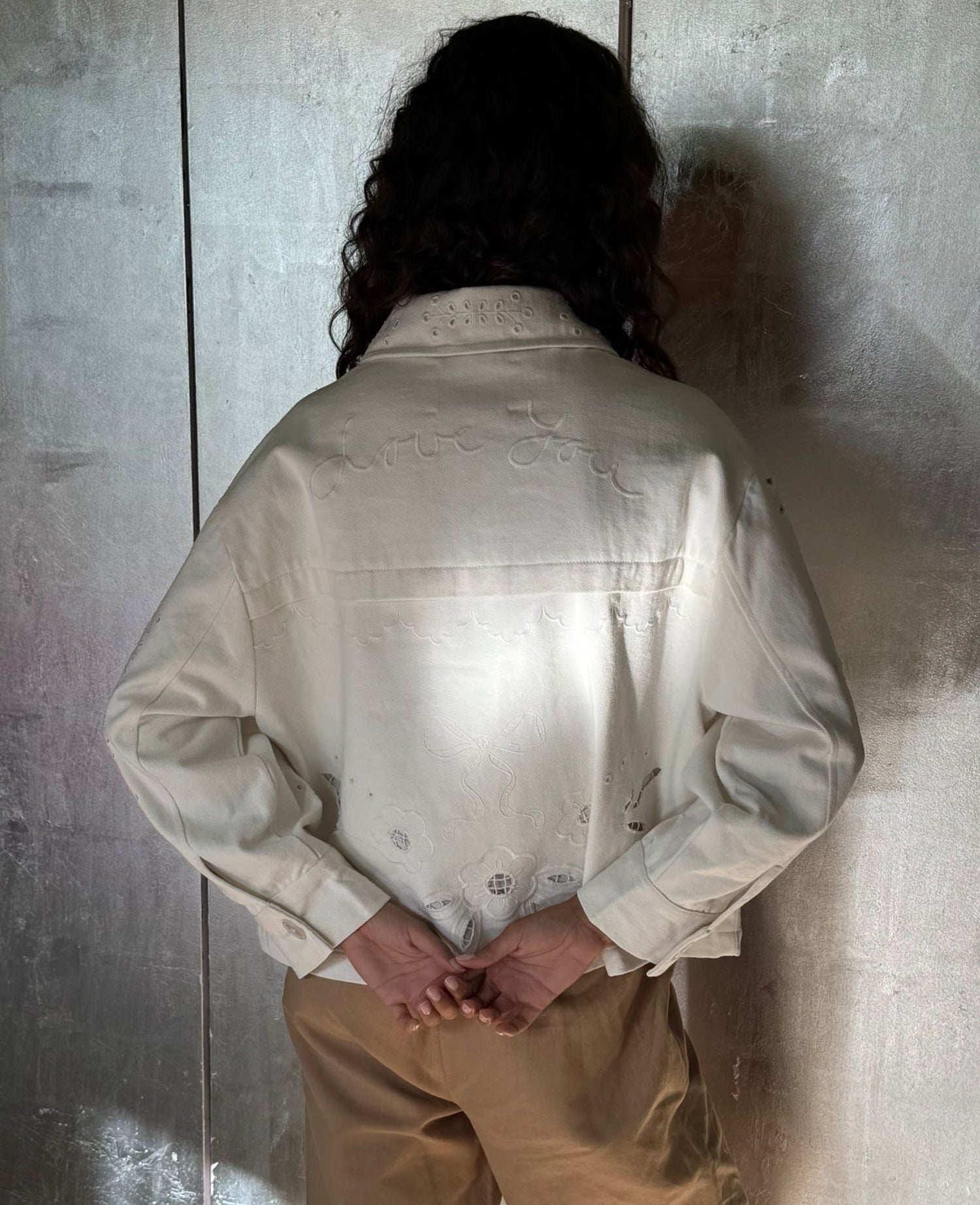 Vintage Jacket - White Napkin