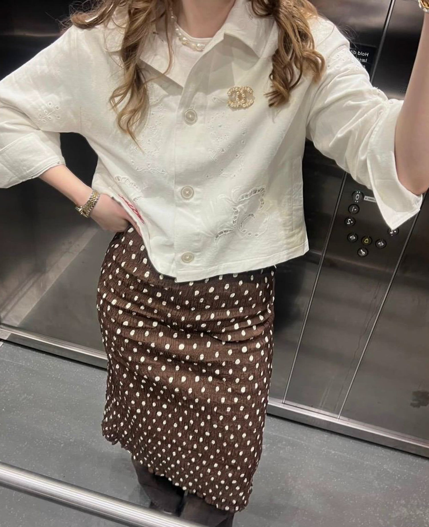 Vintage Jacket - White Napkin