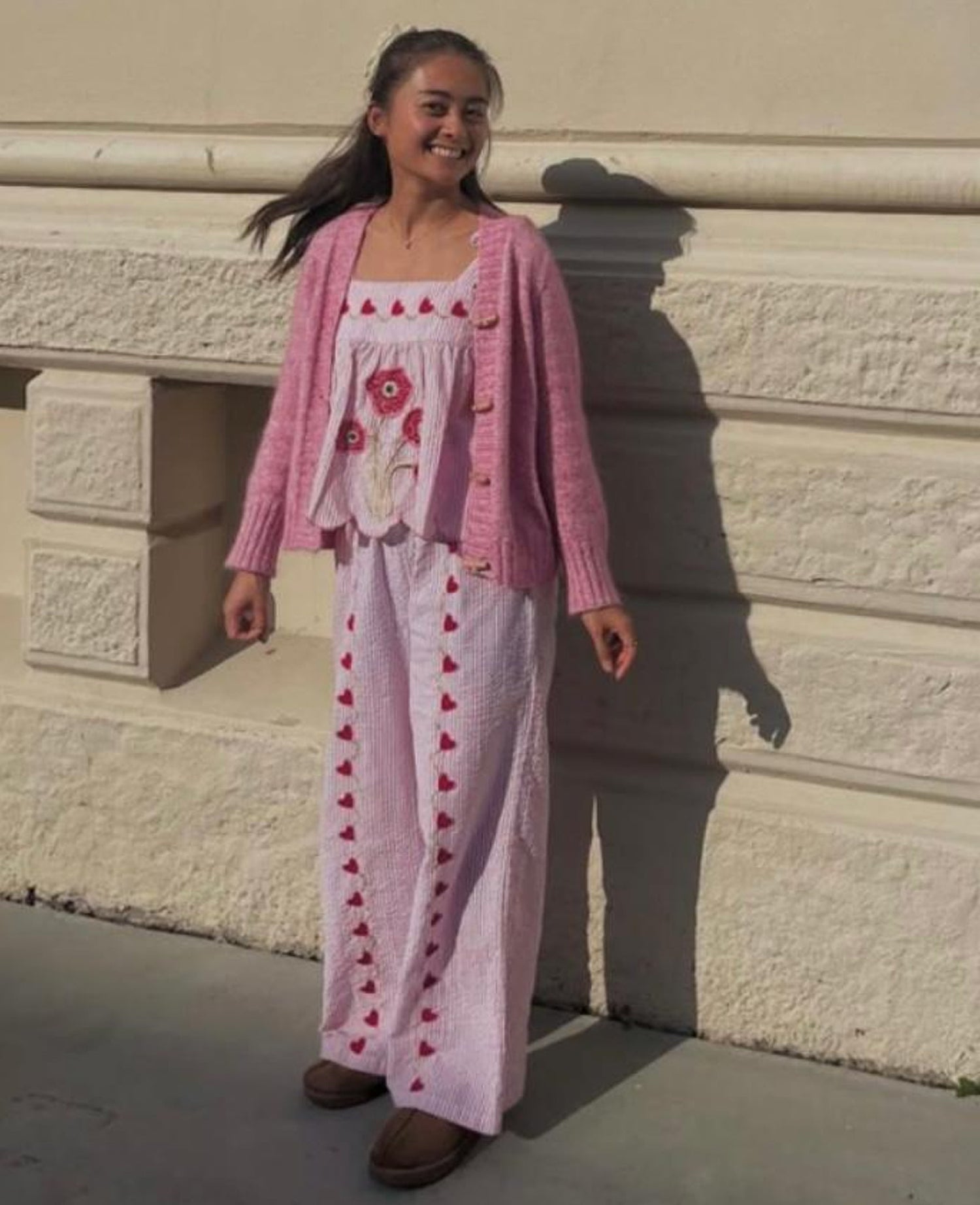 Wenke Top - Pink Stripes