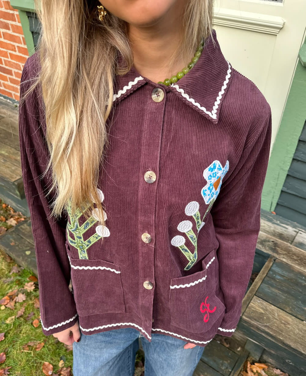 Twiggy Jacket - Eggplant