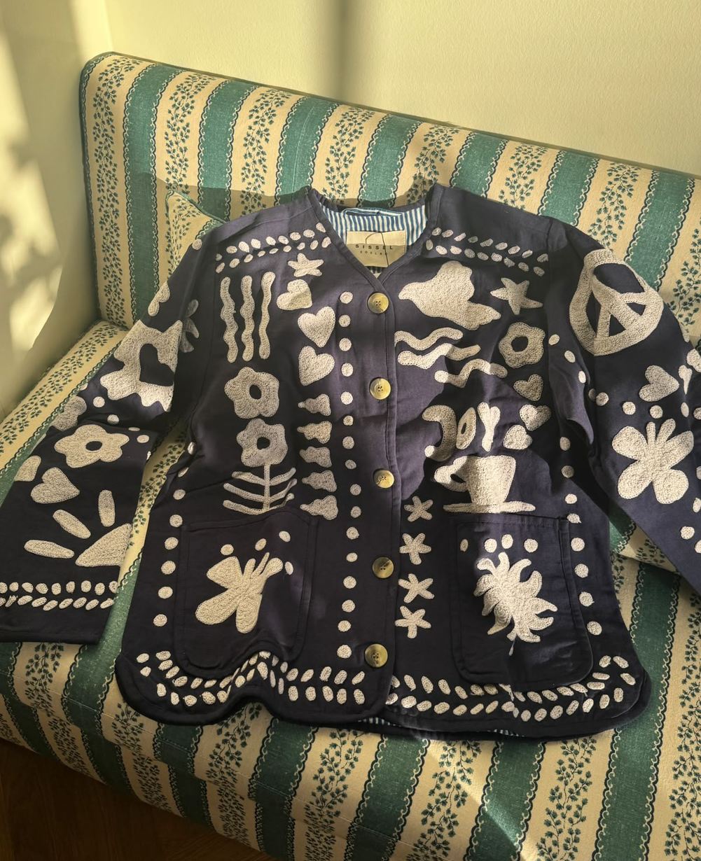Maggie Jacket - Navy Peace