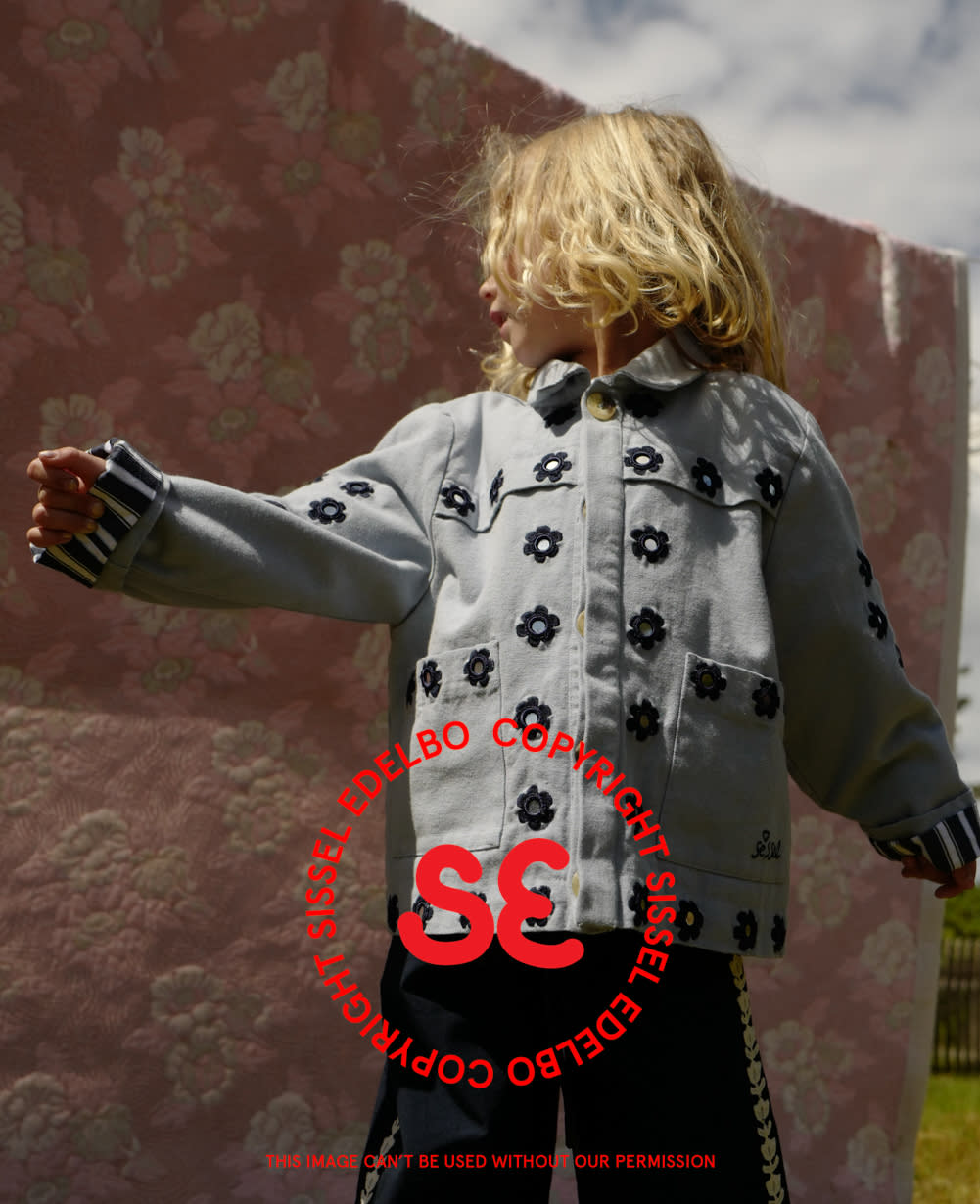 Willa Mini Jacket - Soft Blue