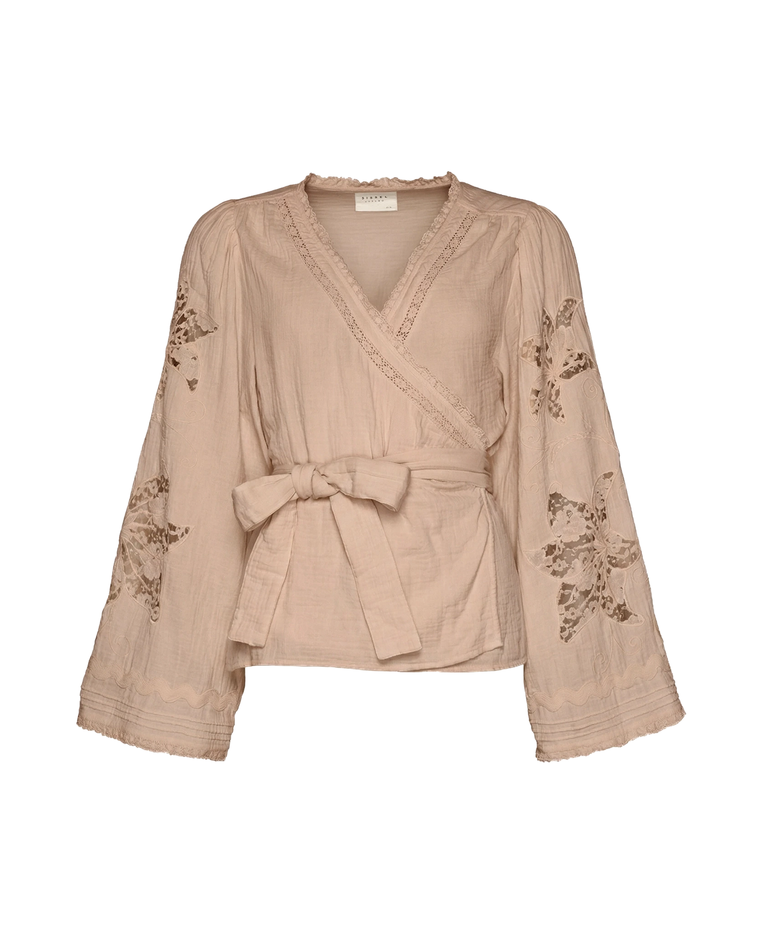 Winfrey Wrap Top - Beige