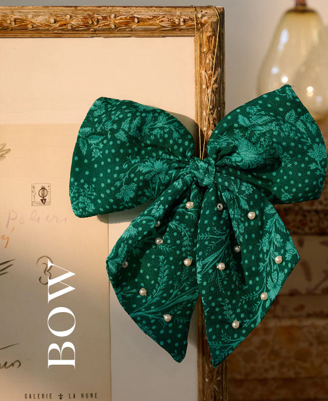 Bow SILK Ornament