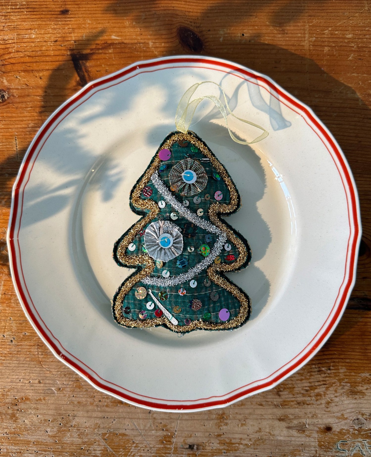 Glitter Tree Ornament - Handpicked
