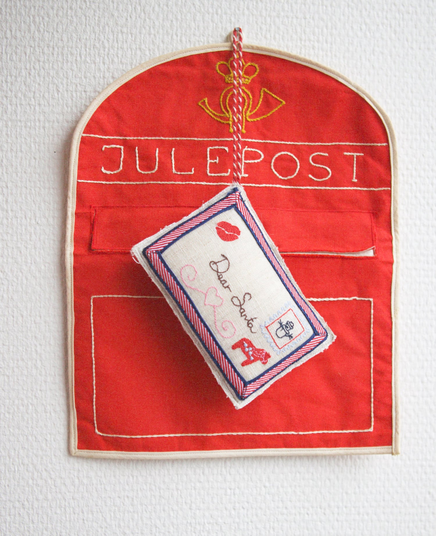 Christmas Letter Ornament - Santa