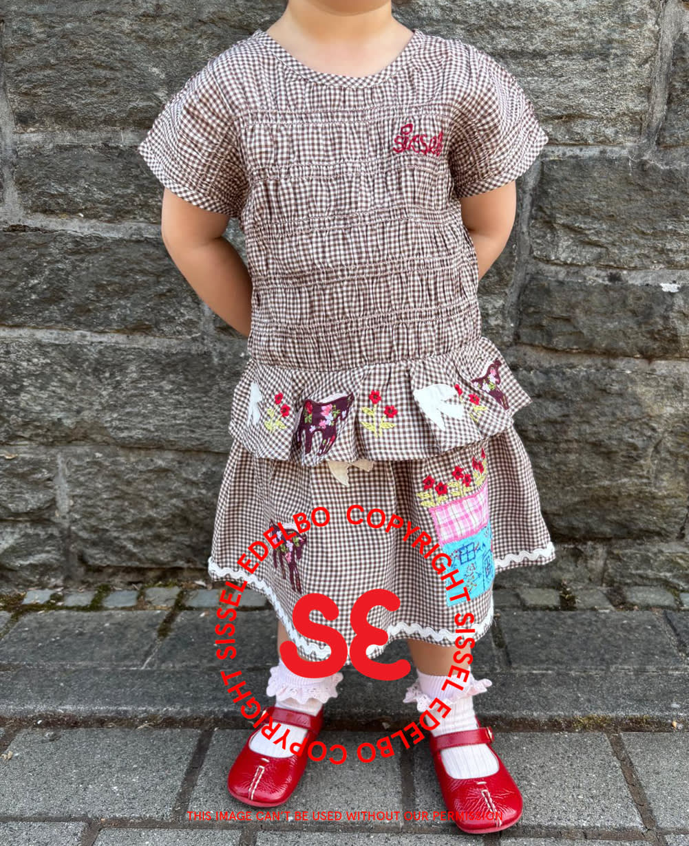 Barbera MINI Skirt - Brown Check