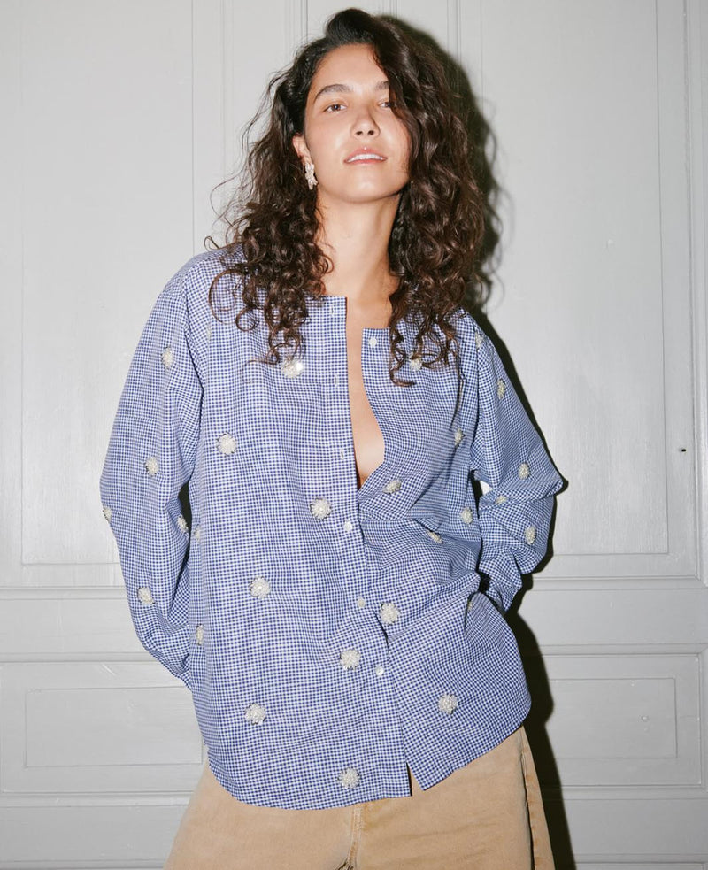 Vanilla Shirt - Blue Checks