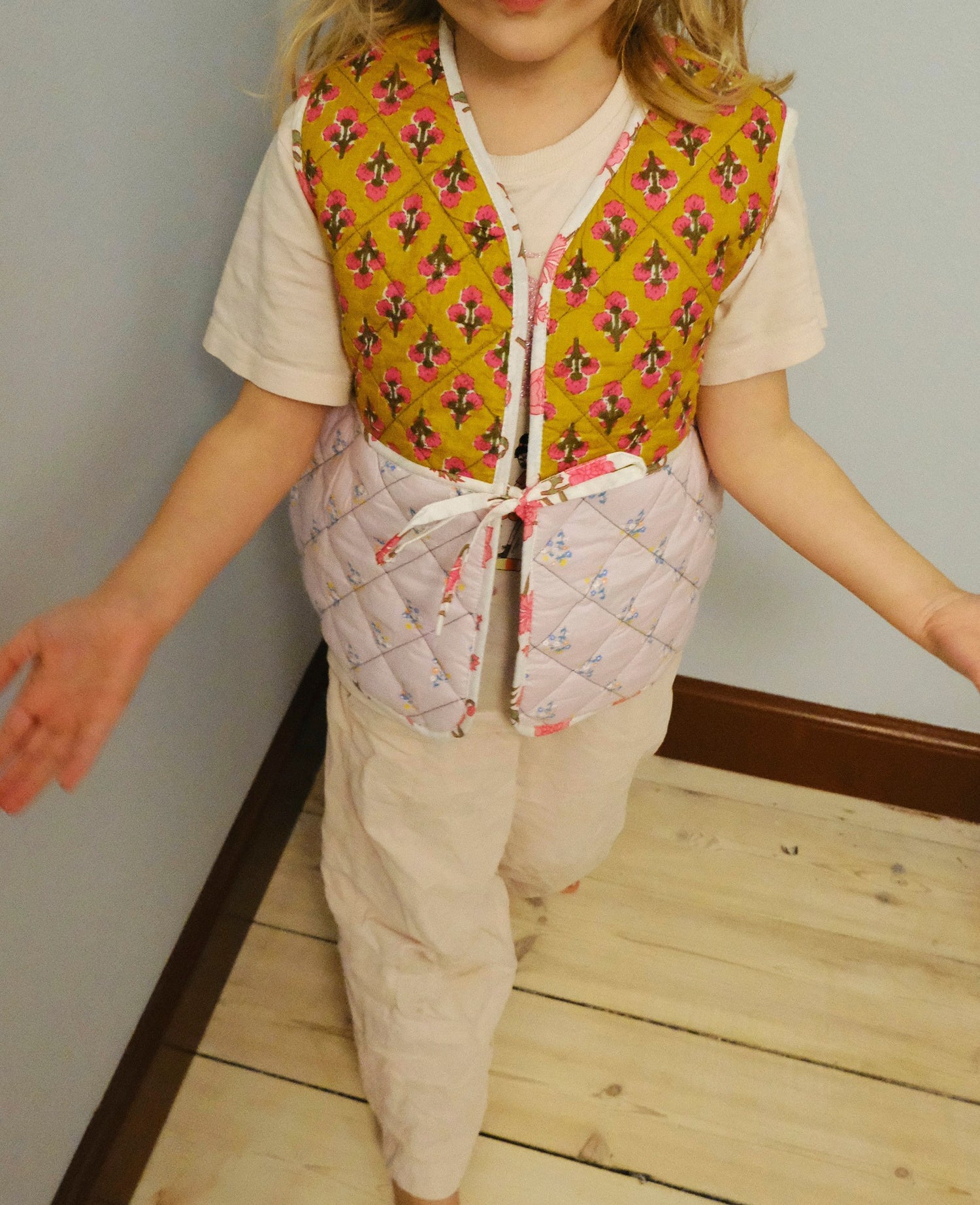 Osai MINI Vest - Pink Yellow