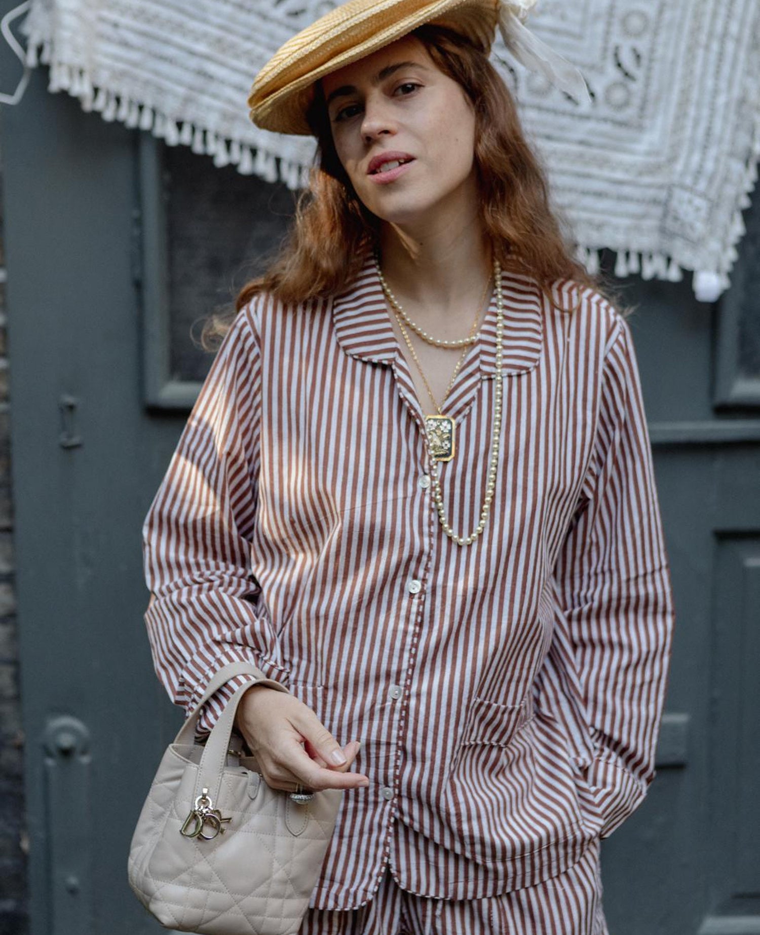 Nuit Pyjamas Set - Brown Stripes